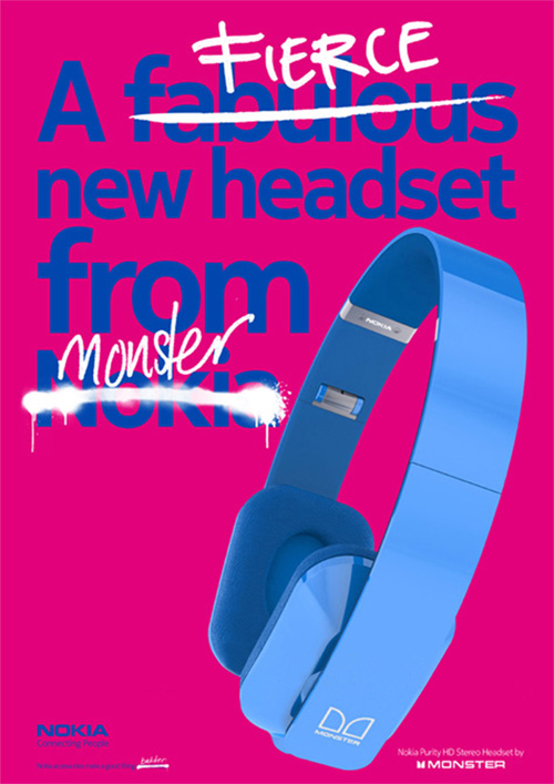 Nokia and Monster Cable advertisement